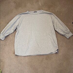 Nasty Gal Gray Sweatshirt Casual